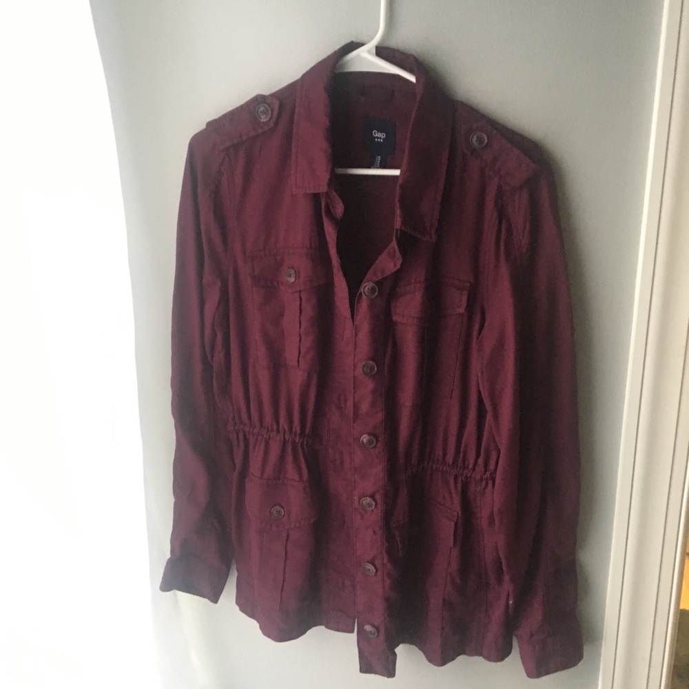 Gap purple utility jacket